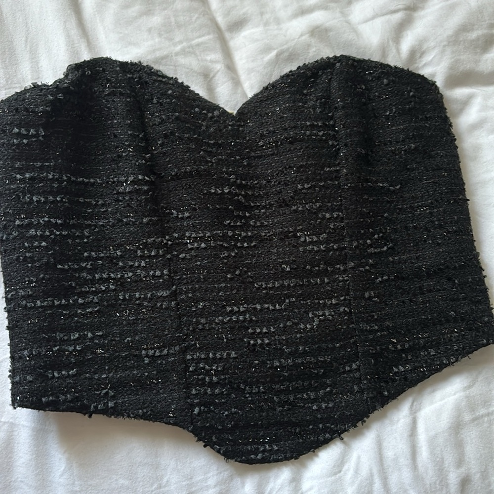 Tweed Sweetheart Corset Top - Picture 5 of 5
